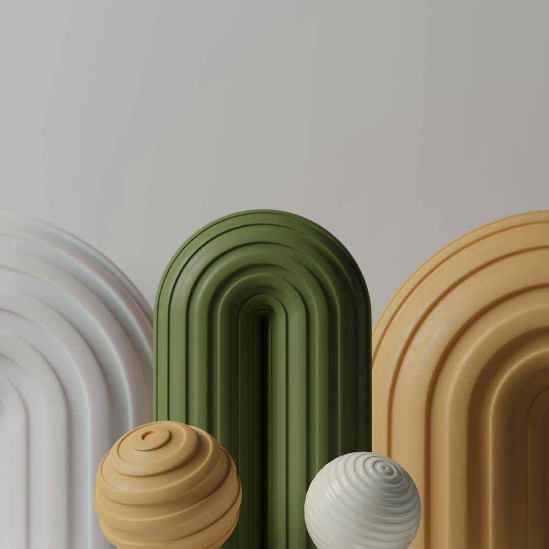 Abstract 3D composition.