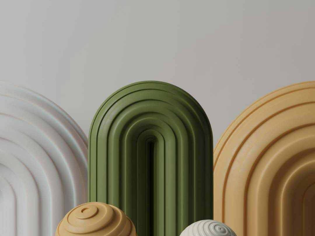 Abstract 3D composition.
