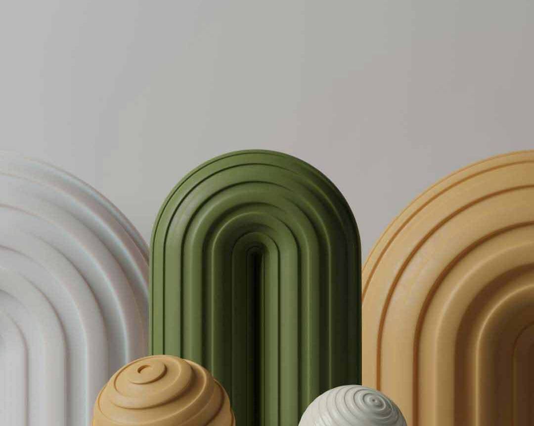 Abstract 3D composition.